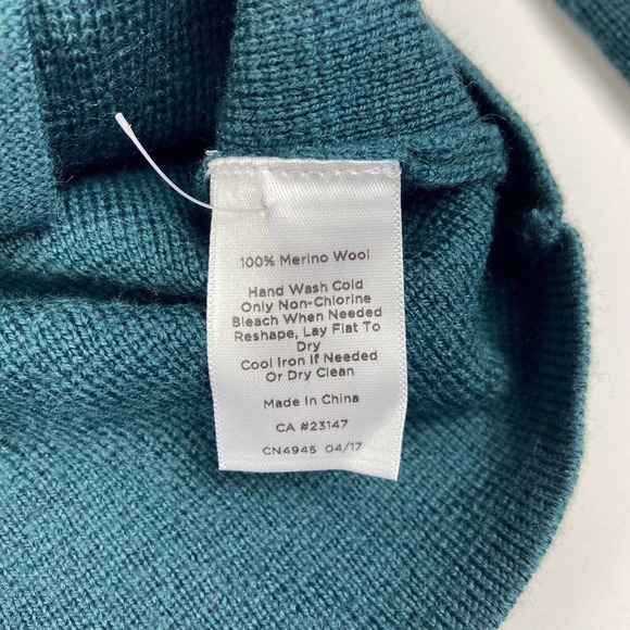 Talbots Merino Wool Button Up Gold Button Jacket Cardigan Small Petite PS - Picture 5 of 7